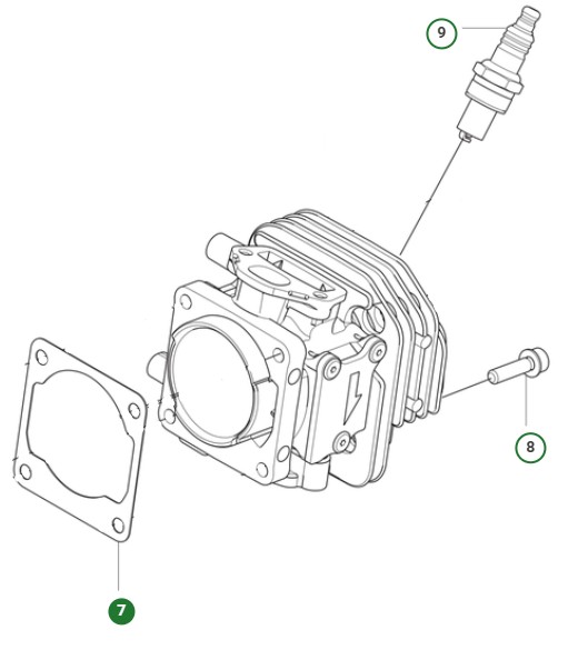 Cylinder Gasket in the group  at Motorsågsbutiken (5998092-01)
