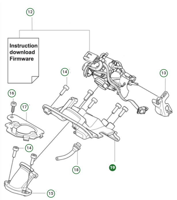 Carburettor Bracket 39Cc in the group  at Motorsågsbutiken (5998145-01)