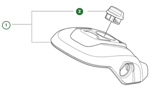 Knob Filter Cover Husqvarna in the group  at Motorsågsbutiken (5998156-01)
