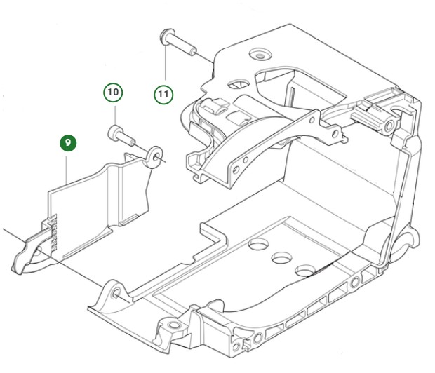 Cover Muffler Husqvarna in the group  at Motorsågsbutiken (5998160-01)