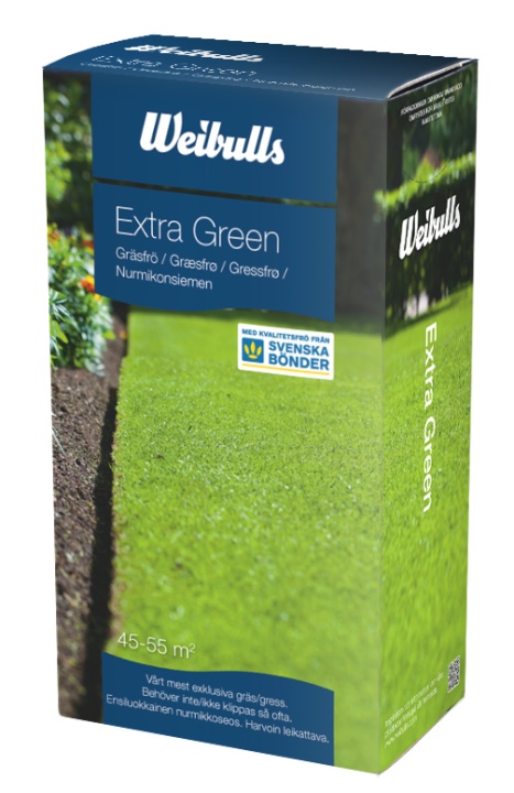 Grass seed Weibulls Extra Green 1kg in the group Forest and Garden Products / Grass seeds and fertilizer at Motorsågsbutiken (838045)