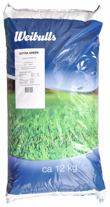 Grass seed Weibulls Extra Green 12kg in the group Forest and Garden Products / Grass seeds and fertilizer at Motorsågsbutiken (838103)