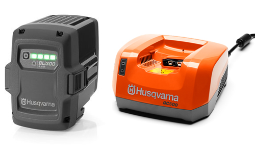 Husqvarna Pro Battery & charger kit BLi300 & QC500 in the group Chainsaws / Husqvarna battery chainsaws / Batteries and chargers at Motorsågsbutiken (9670719)