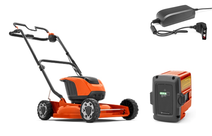 HusqvarnaLB 146i Battery Lawn Mower + BLi20 & QC80 in the group Forest and Garden Products / Lawn mowers / Battery Lawn Mowers at Motorsågsbutiken (9678621-04)