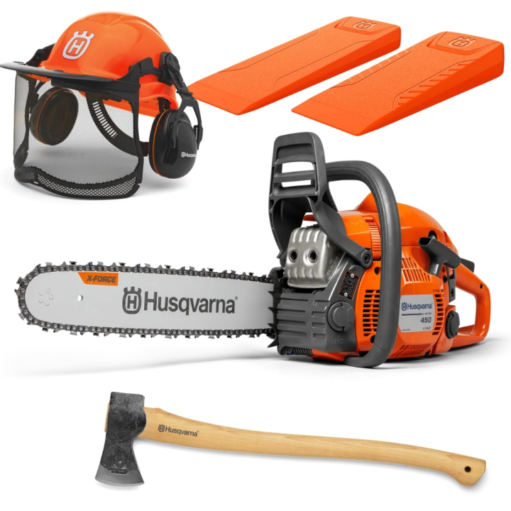 Husqvarna 450 E-series II Felling Kit in the group Chainsaws / Husqvarna all round chainsaws at Motorsågsbutiken (9705595)