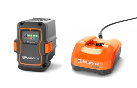 Husqvarna Battery & charger kit B140X & C500X in the group Chainsaws / Husqvarna battery chainsaws / Batteries and chargers at Motorsågsbutiken (9706079)