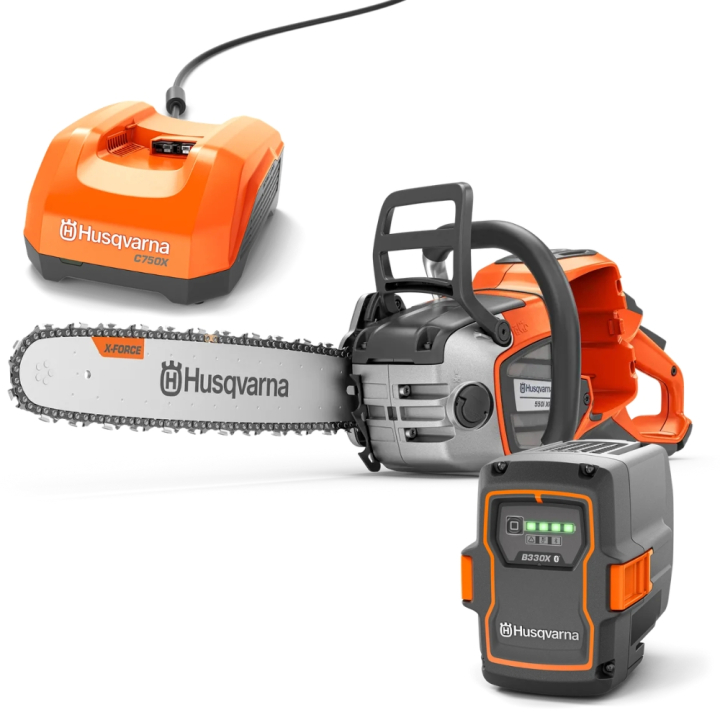 Husqvarna 550i XP® incl. battery & charger in the group Forest and Garden Products / Battery operated power tools / Chainsaws at Motorsågsbutiken (9707458)
