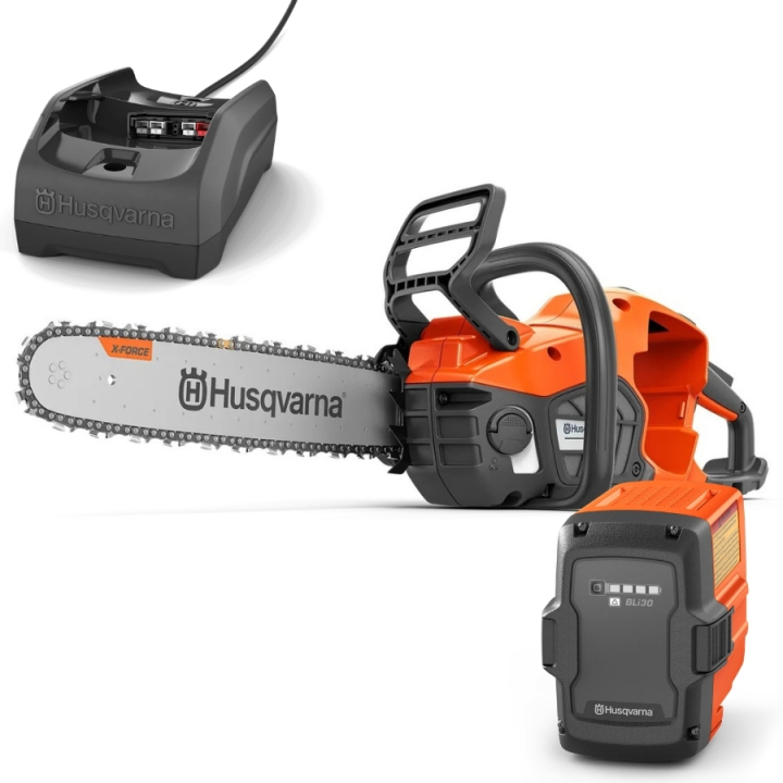 Husqvarna 440i battery chainsaw with battery and charger in the group Forest and Garden Products / Battery operated power tools / Chainsaws at Motorsågsbutiken (9708448-13)