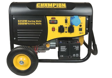 Champion 5500 Watt Petrol Generator With Remote Start in the group Construction / Power stations / Champion Power Generators / Champion Power Generators at Motorsågsbutiken (CPG6500E2-EU)