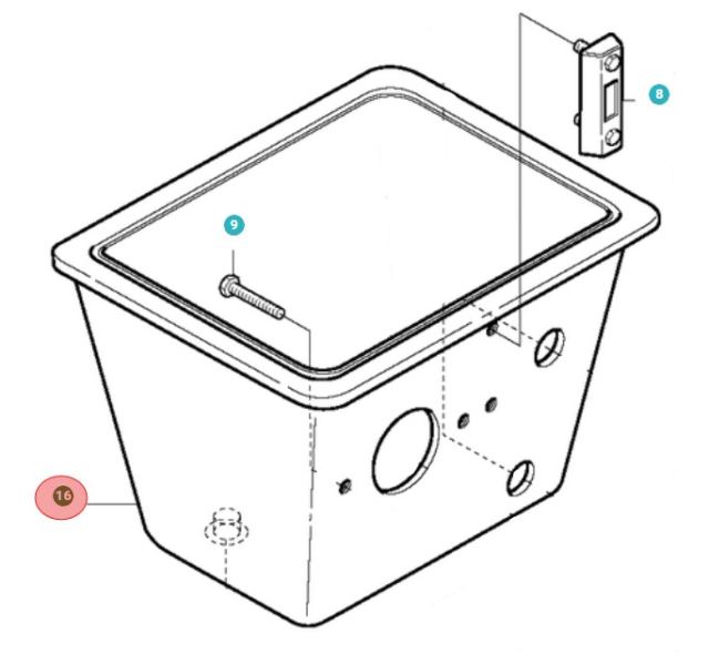 Hydraulic tank 5013658-01