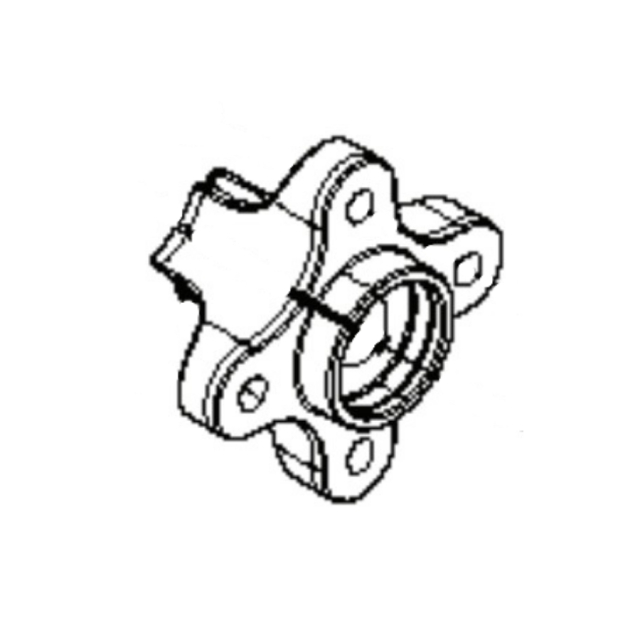 Hub, Rear wheel (Incl. Bolt)
