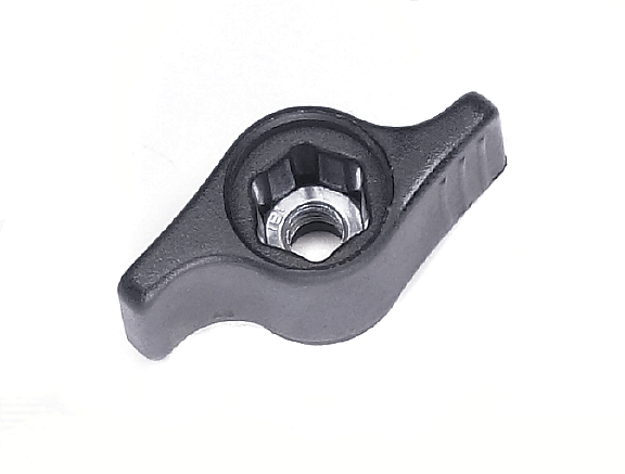 Wing nut M5 black