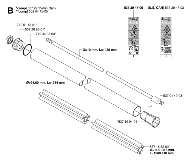 Rigging Pipe 5372725-02