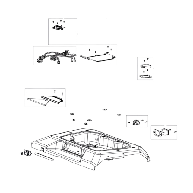 Spare parts kit top cover kit