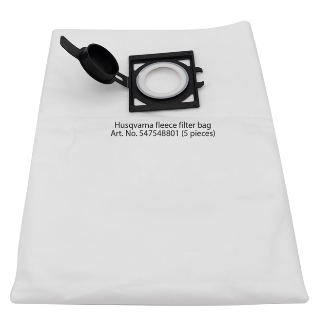 Fleece filter bag, 35 l 5 pcs