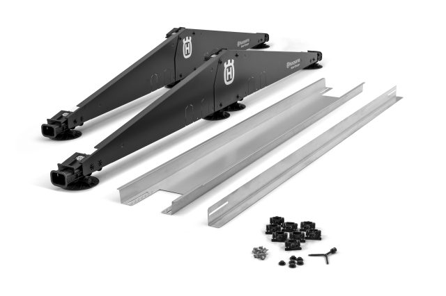 Husqvarna panel frame extension for solar charging systems