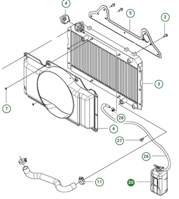 Expansion tank 0.94L