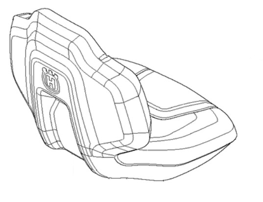 Husqvarna, High Back 5931894-01