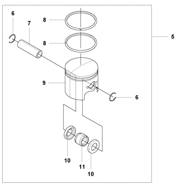 Piston Complete 5933051-01