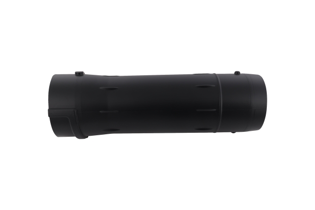 Pipe pipe, straight black