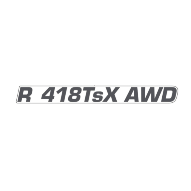 Decal Engine Hood R 418Tsx Awd 5949895-03