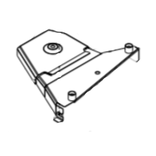 Guard deck mandrel cover weldment z354/454 RH - gray x498