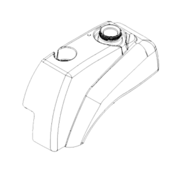 Fuel tank assembly mz, LH 2024 - gray