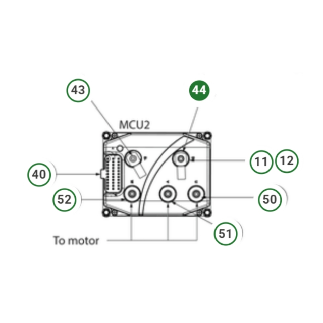 Wiring assembly phase cables w204 - u