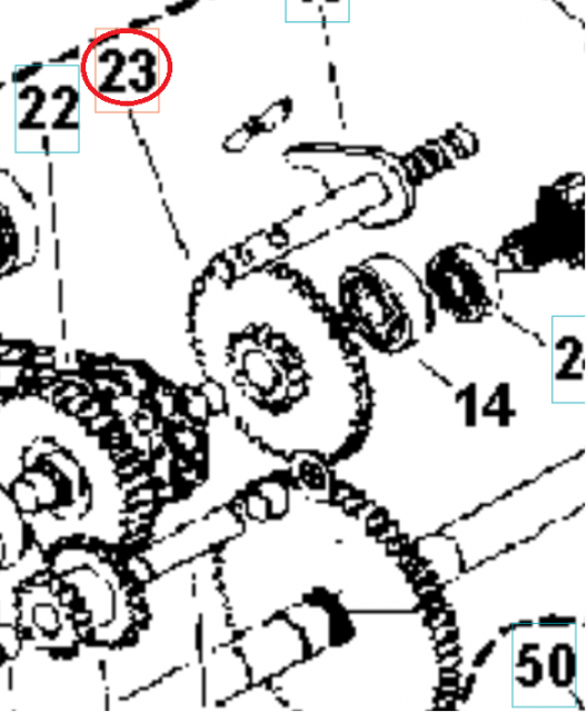 Gear 15-44 5986775-01