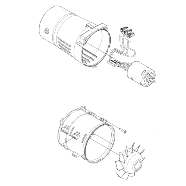 Motor Kit Motor, Rotor, Stator