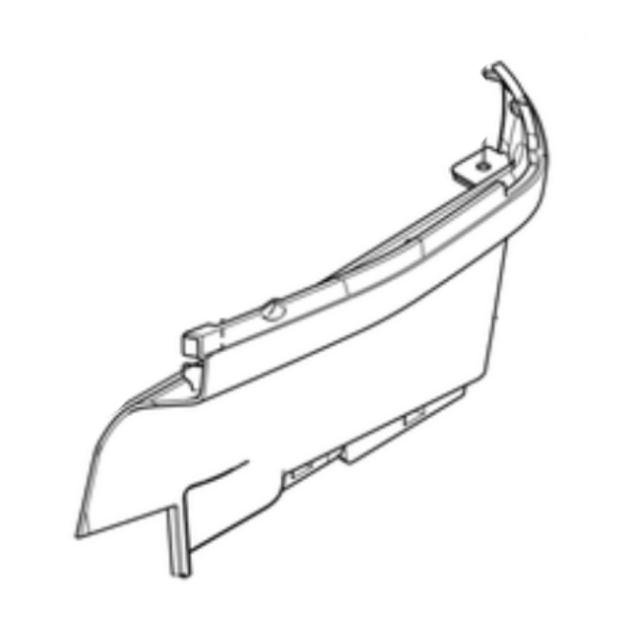 Cover rear chassis right