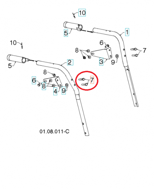 Bolt, 5/16-18X1 1/2 8747805-24