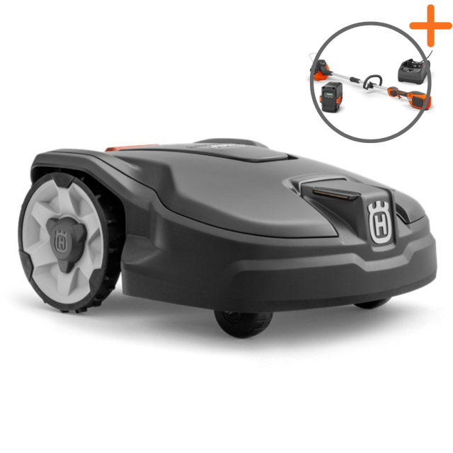 Husqvarna Automower® 305 Robotic Lawn Mower | Battery trimmer included for free!