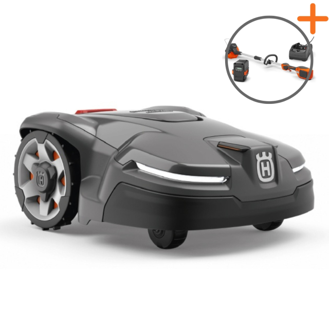 Husqvarna Automower® 405X Robotic Lawn Mower | Battery trimmer included for free!