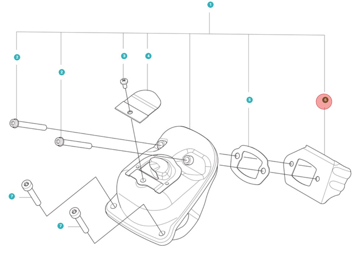 Heat Deflector Muffler 60C 5018145-01