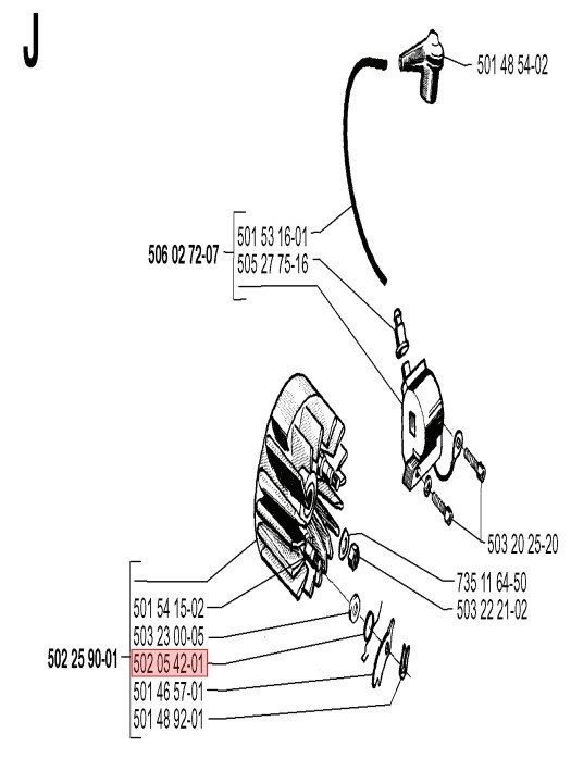 Spring Carrier hook 5020542-01