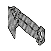 Handle half Inner 5021242-02 Handle half Inner 5021242-02