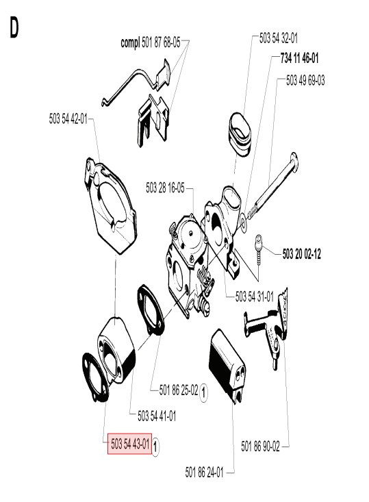 Gasket Intermediate Piece 5035443-01