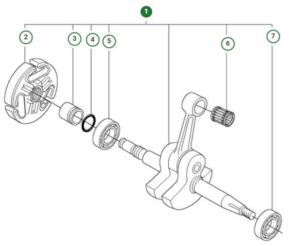 Crankshaft 5037487-04