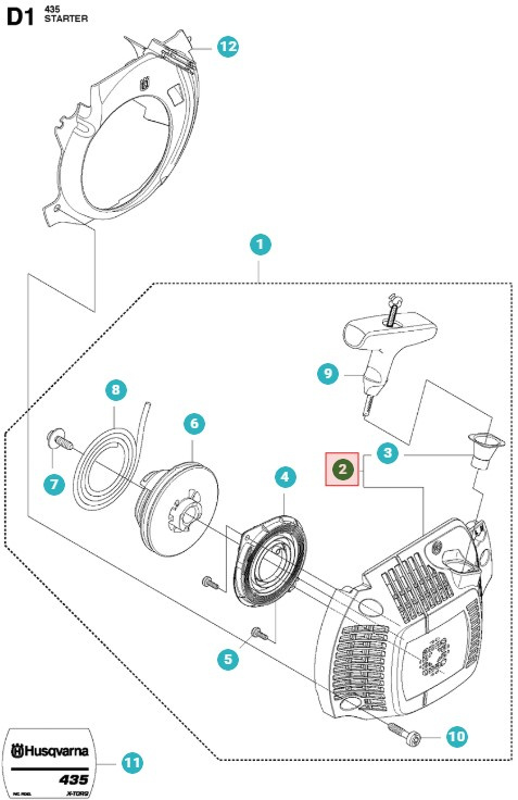 Starter 135, 140, 435