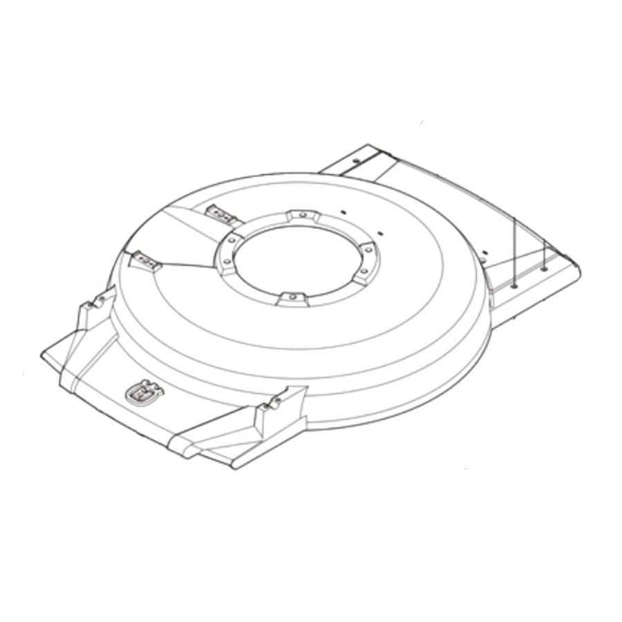 Chassis 48 cm/19inch Husqvarna orange