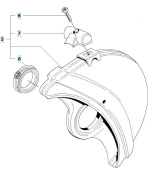 Blast protection Kpl Chrome 12 Blast protection Kpl Chrome 12