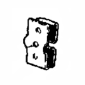 Brush support, Double 5066206-01 Brush support, Double 5066206-01