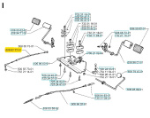 Brake cable Rider 13, 13 Bio, 850HST, 970HST Bioclip Brake cable Rider 13, 13 Bio, 850HST, 970HST Bioclip