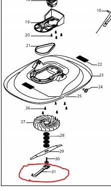 Key Plastic - Orange 5107780-64