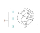 Wheel R111B, R111B5, R112C, R112C5, C112iC Wheel R111B, R111B5, R112C, R112C5, C112iC