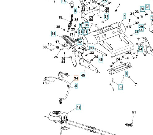 Cabling Upper - Controls Rato