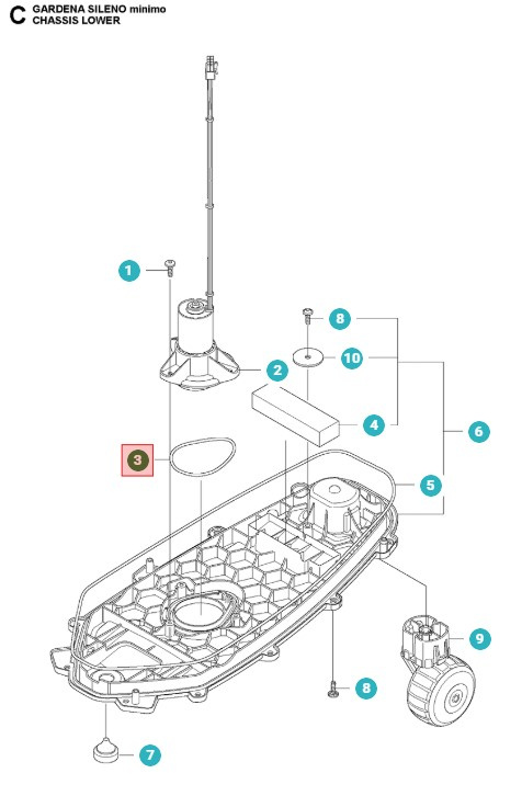 Gasket cutting motor