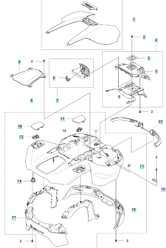 Wiring harness, radar 410XE, 430X, 450X Nera