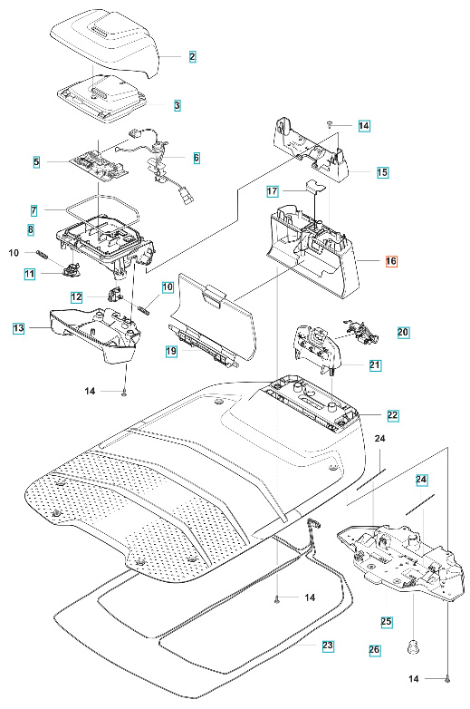 Charging station tower Automower Nera